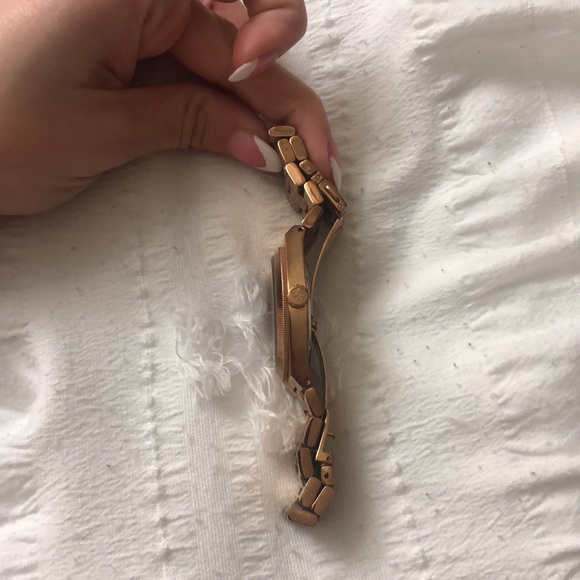 ROSE GOLD BLACK MICHAEL KORS WATCH USED AUTHENTIC YOUR OBO - Picture 9 of 14